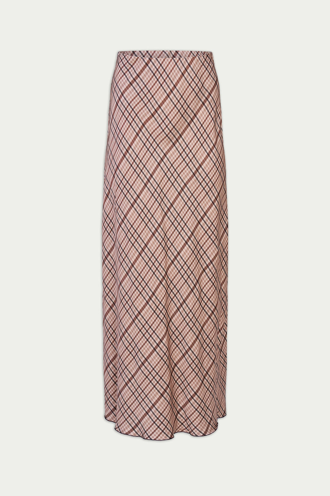 Meadow Skirt | Beige Plaid