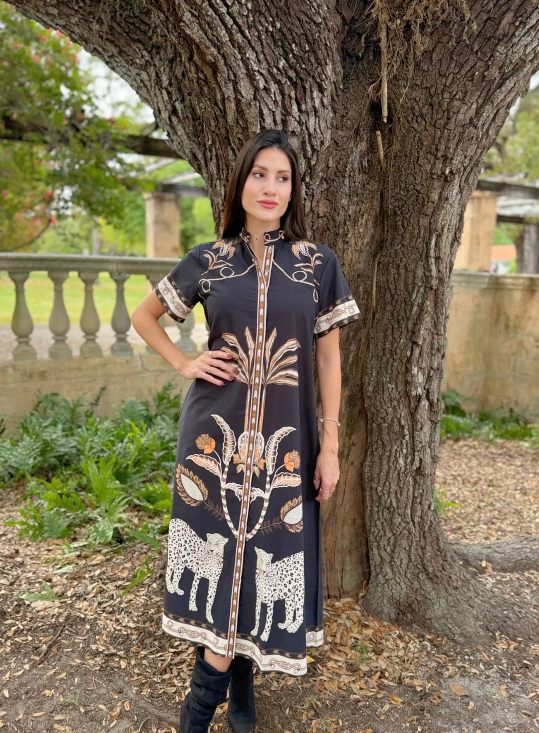 Sydney Shirtdress | Oasis Black