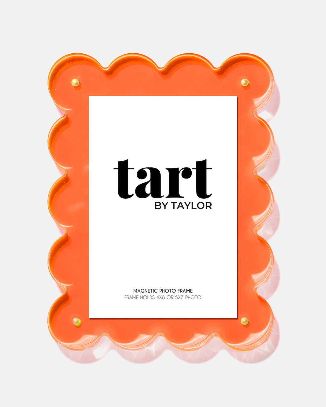 Tart by Taylor Neon Orange Acrylic Frame