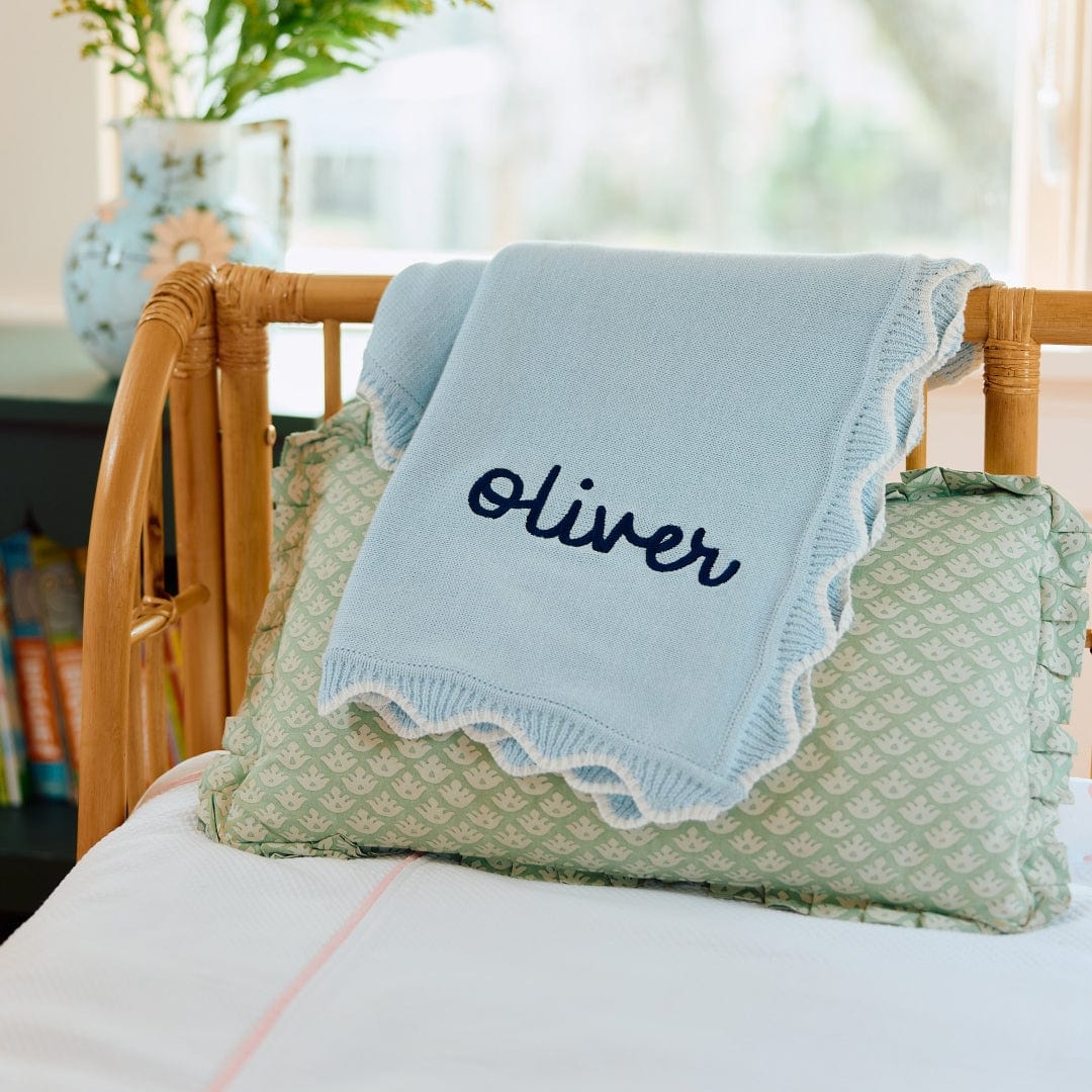 Weezie Baby Blanket | Light Blue 