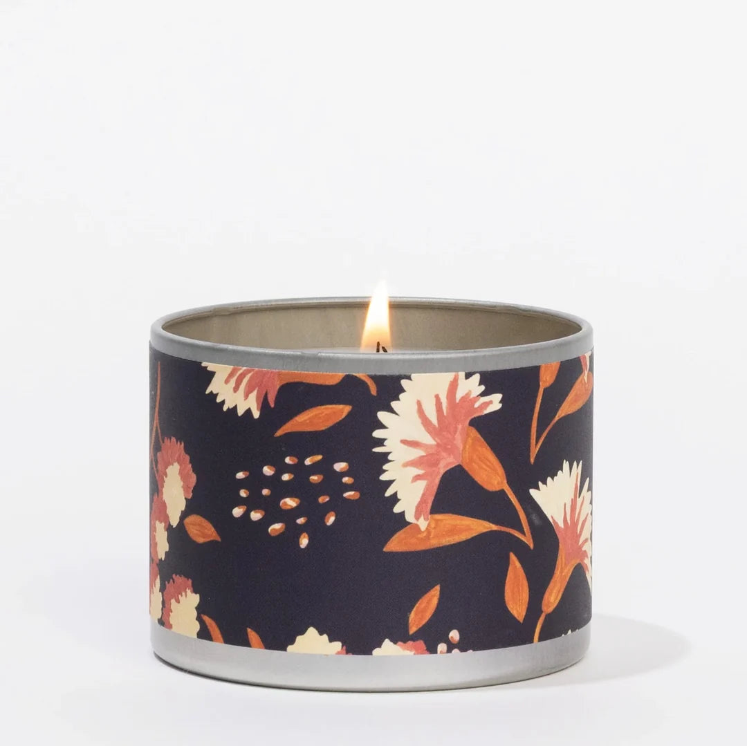 Saffron &amp; Silk Tin Candle