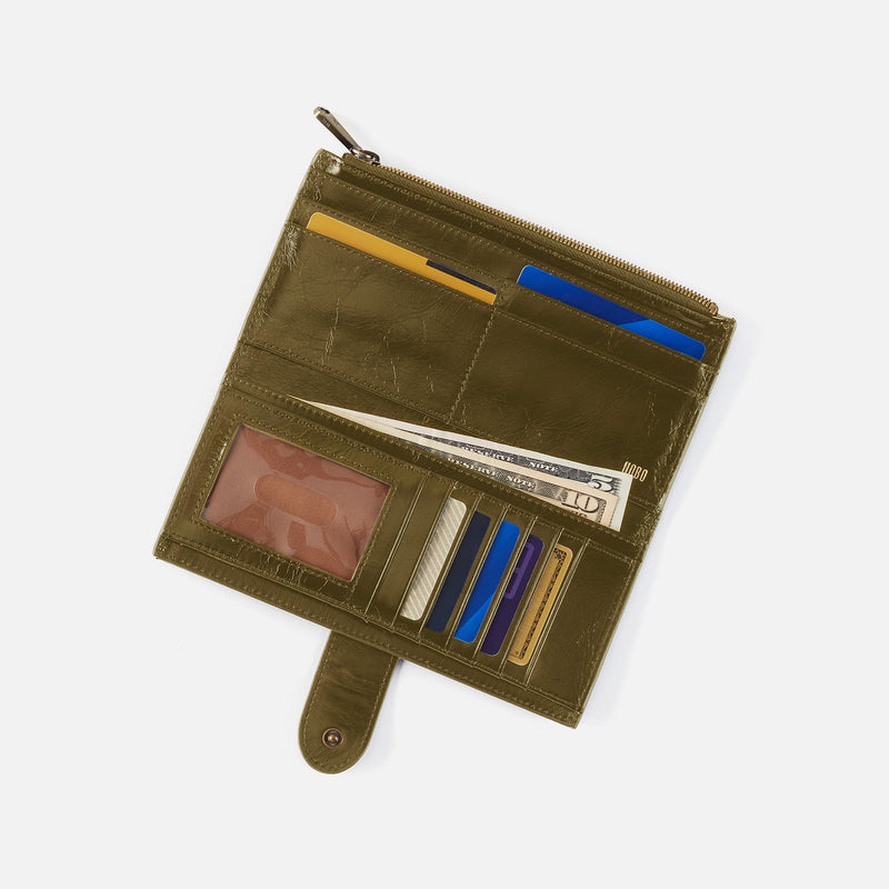 Dunn Continental Wallet | Olive Veil