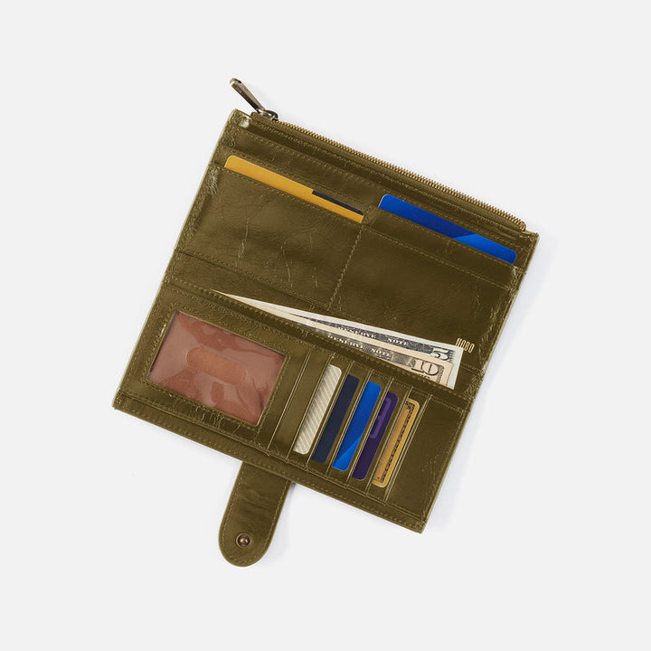 Dunn Continental Wallet | Olive Veil
