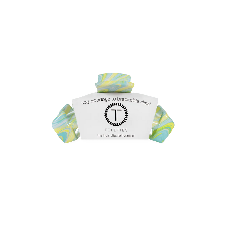 Teleties Classic Small Hair Clip By The Seashore 