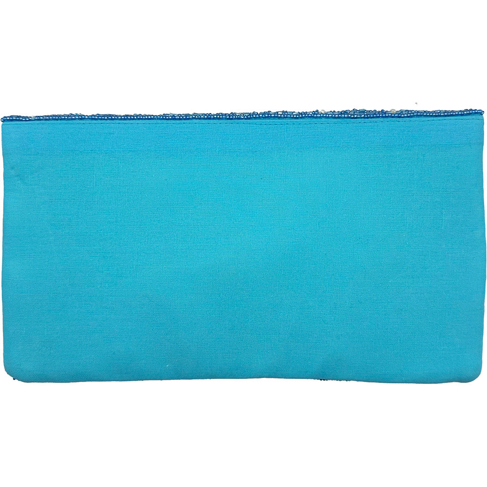 Blue Seashell Clutch