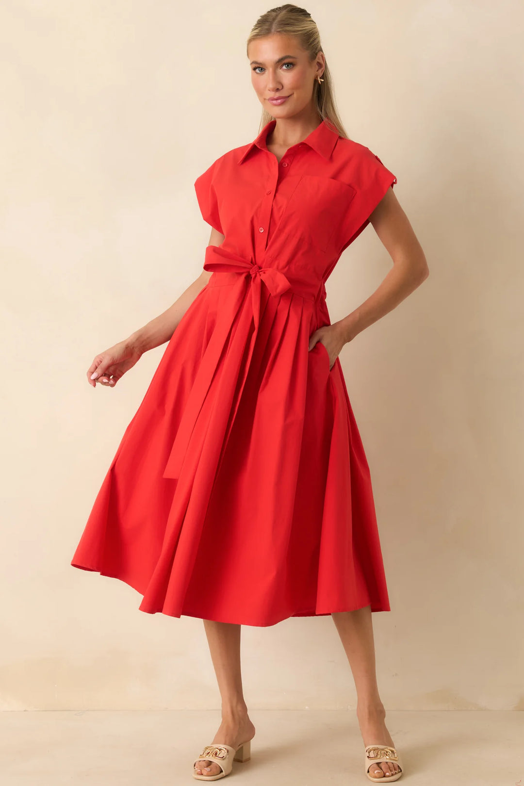 Lana Midi Dress | Very Cherry
