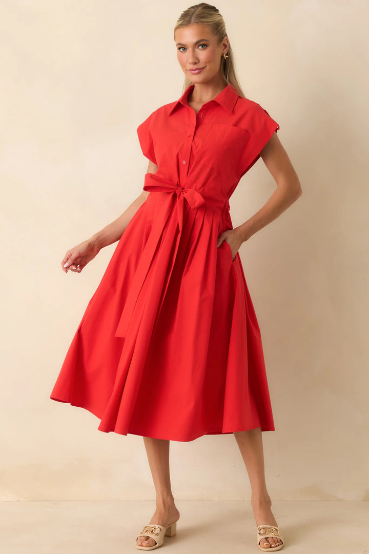 Lana Midi Dress | Very Cherry