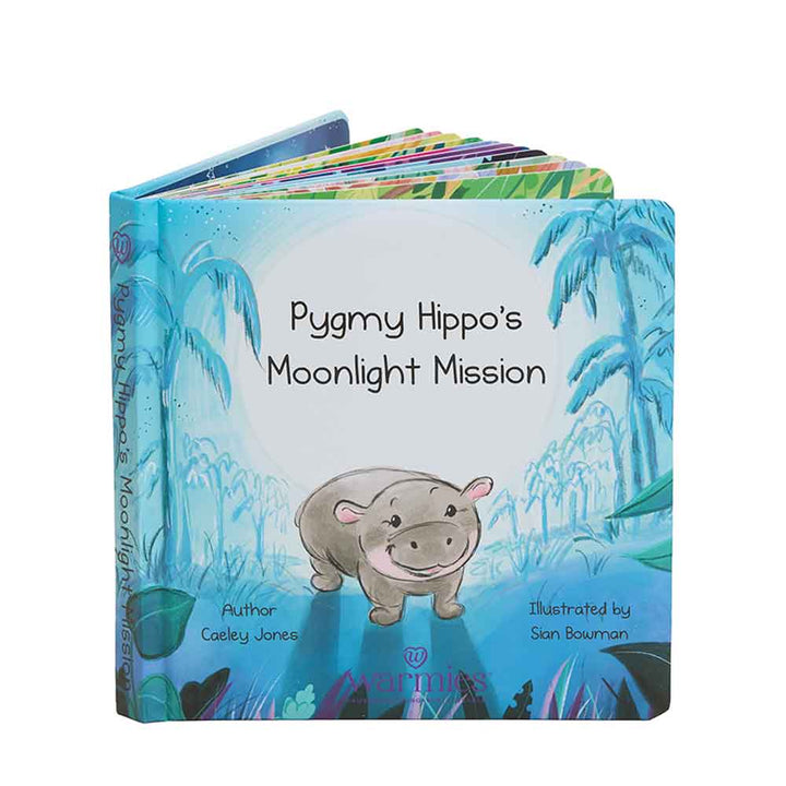 Pygmy Hippo’s Moonlight Mission Warmies Book