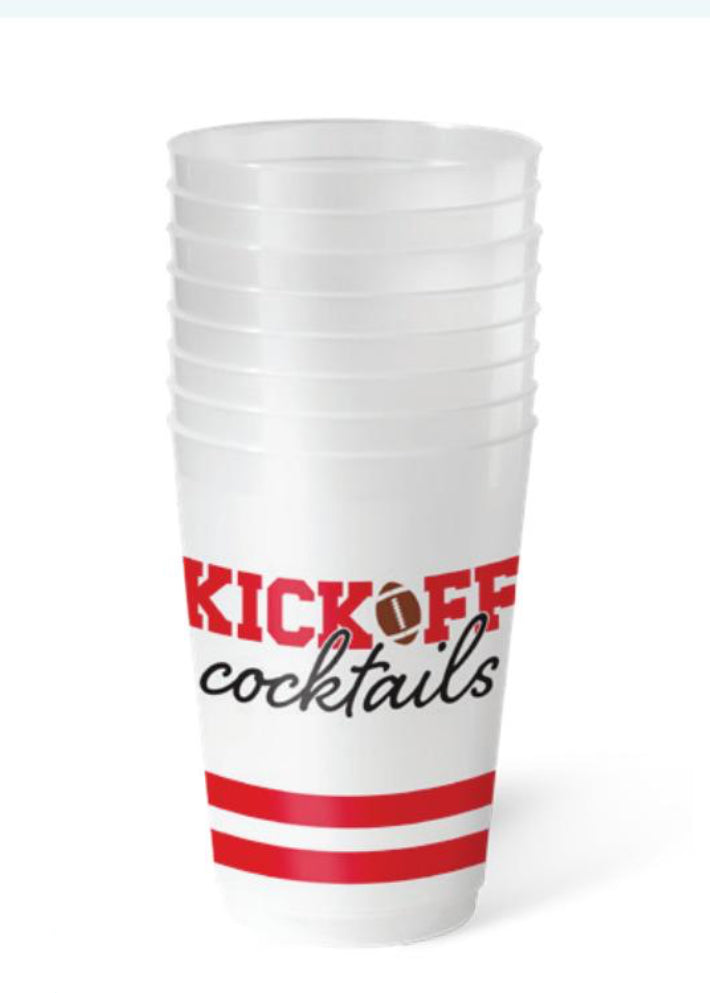 Swig Kickoff Cocktails Red + Black Frost Flex Cups 20oz