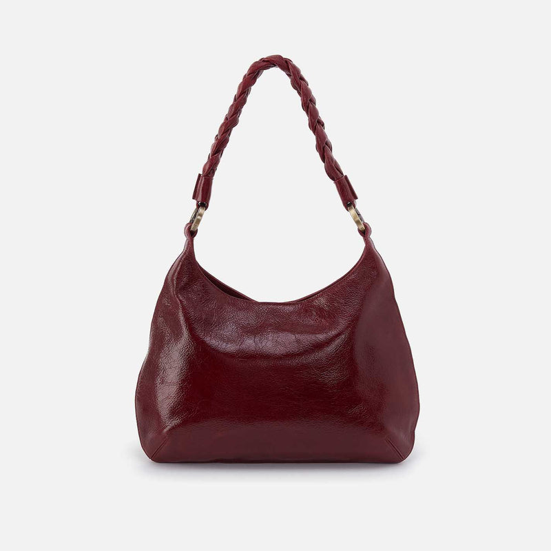 Hobo Madison Shoulder Bag | Garnet Gloss