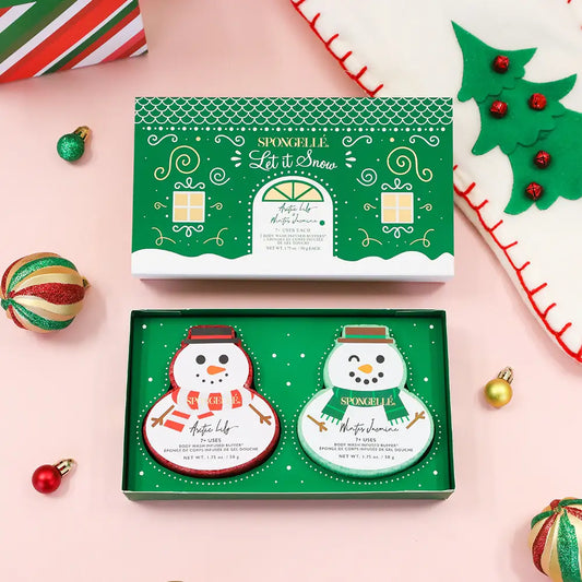 Let It Snow Holiday Snowman Gift Set | Artic Lily & Winter Jasmine