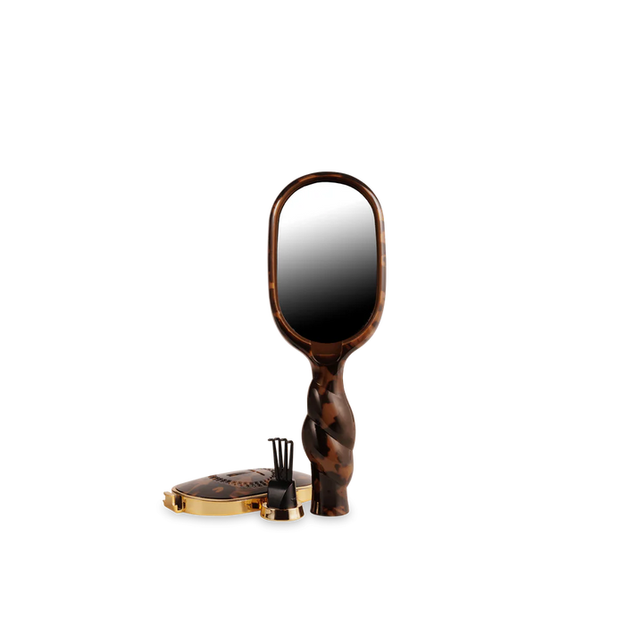 Mini Boar Bristle Hair Brush | Tortoise