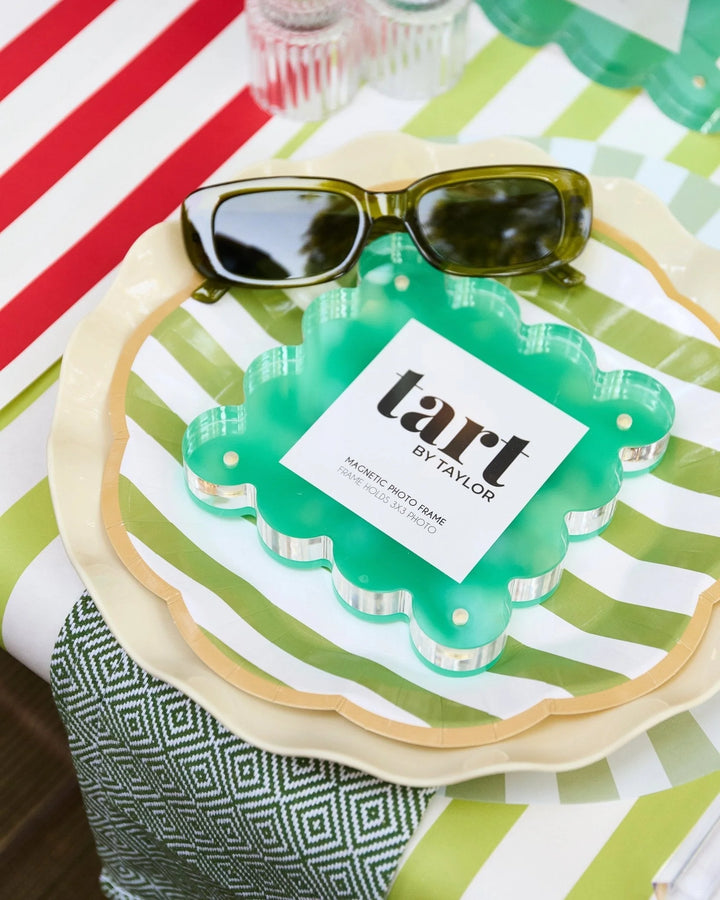 Aqua Green Mini Acrylic Picture Frame