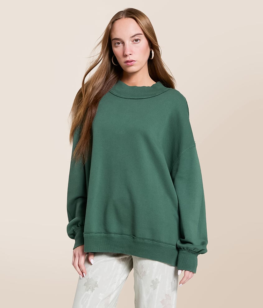 Palm Springs Turtle Pullover / Sea Moss
