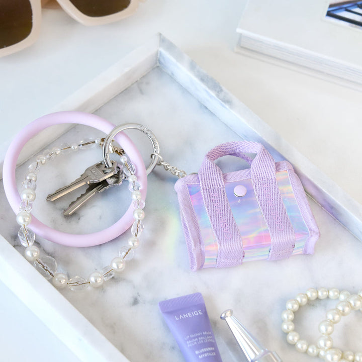 Jelly Tote Key Chain | Soap Bubble