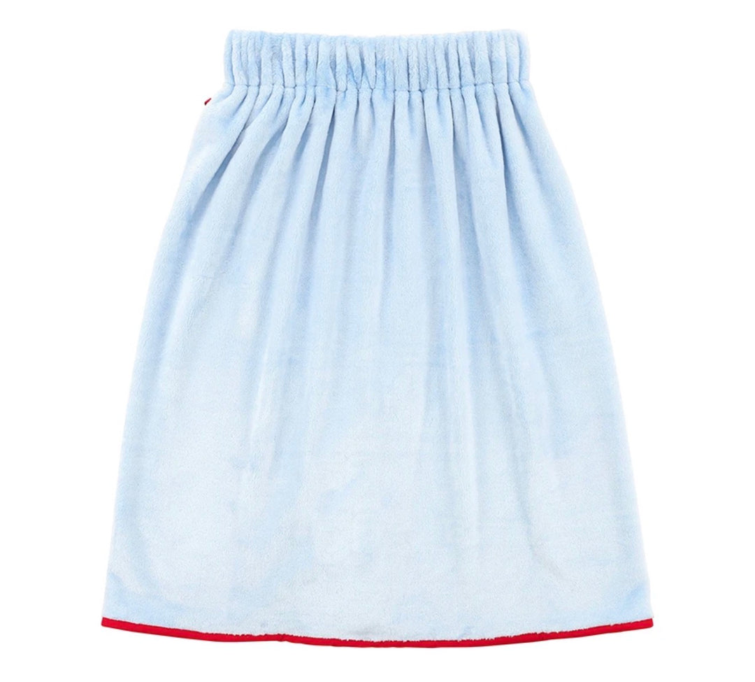Blue &amp; Red Bow Spa Wrap