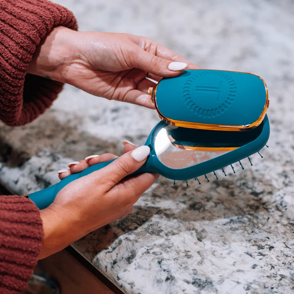 Detangler Hair Brush for Medium Hair | Teal With It