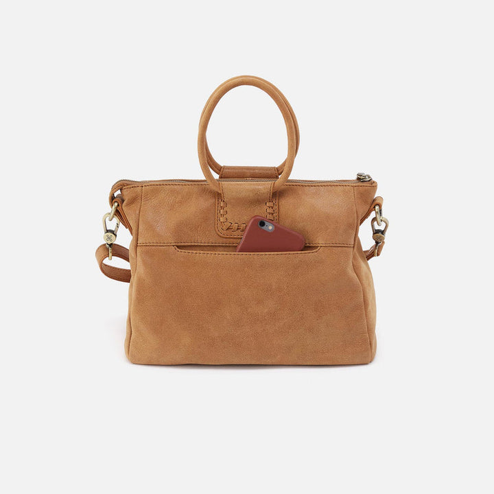 Sheila Medium Satchel | Whiskey