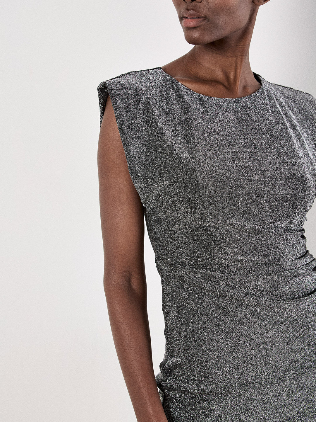 Sparkle Ruched Dress