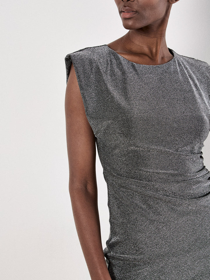 Sparkle Ruched Dress