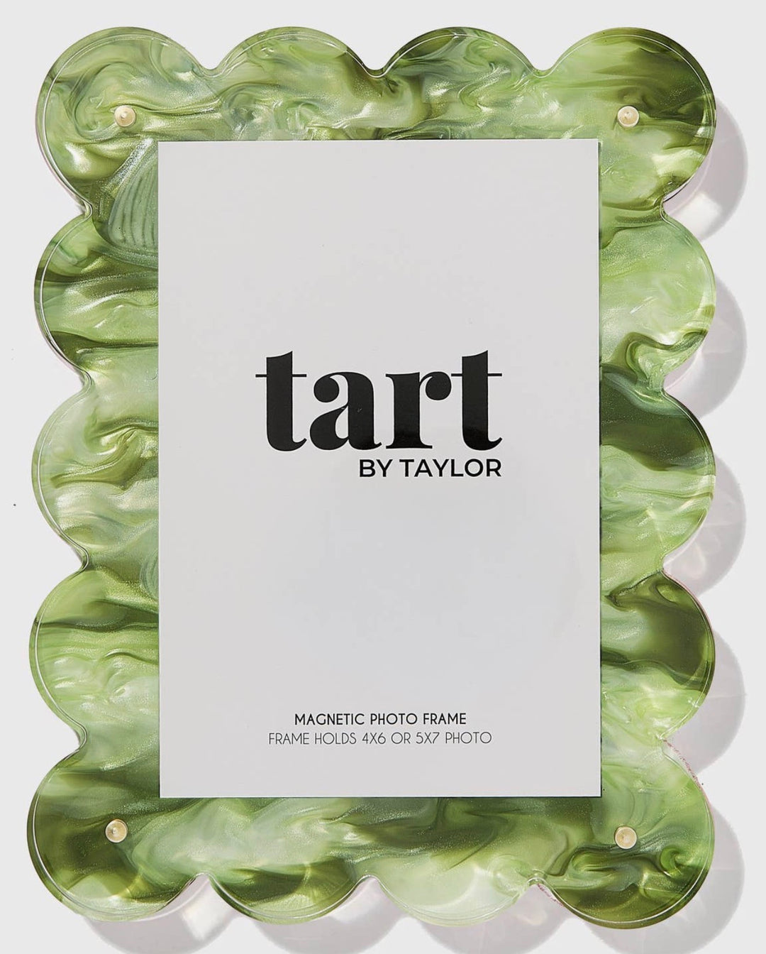 Tart By Taylor Marbled Green Acrylic Picture Frame