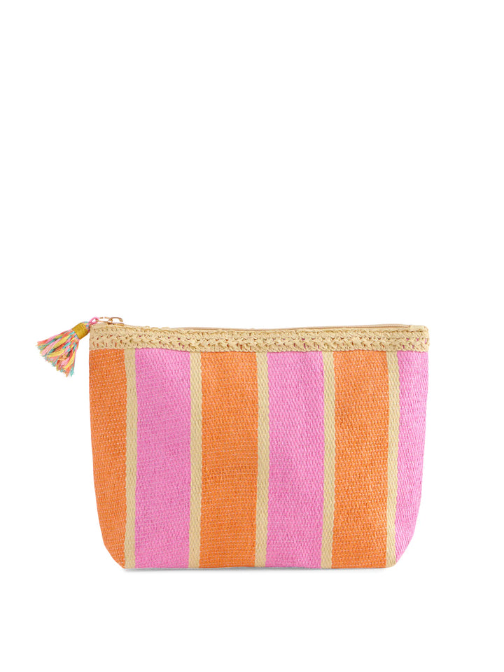 Capri Zip Pouch: Pink