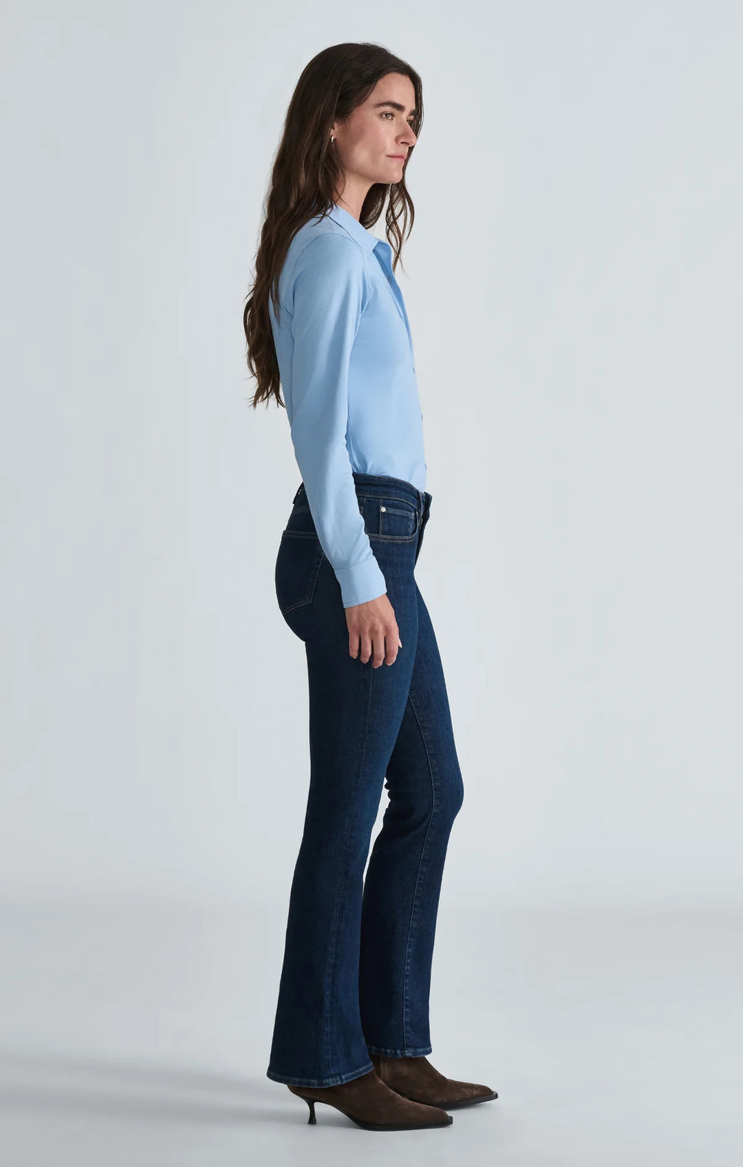 Molly Bootcut Jeans
Mid Rise | Deep Blue Flex Blue
