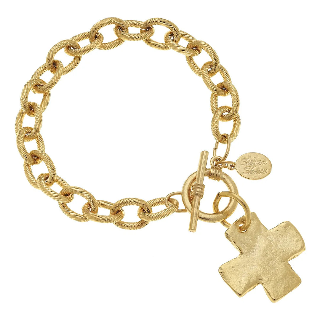 Cross Toggle Bracelet Susan Shaw 