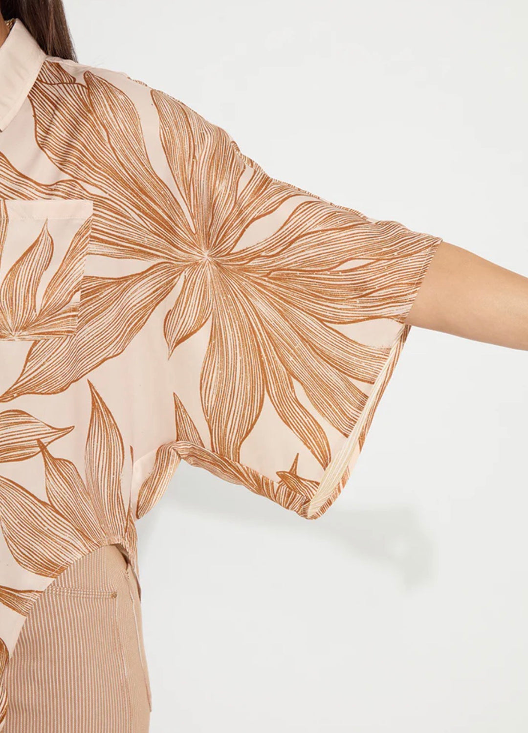 Nilza Tie Dolman Sleeve Shirt | Sol De Sal