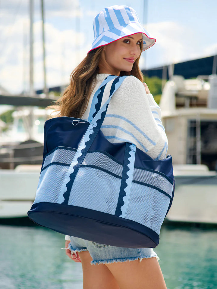 Camden Neoprene Tote, NAVY