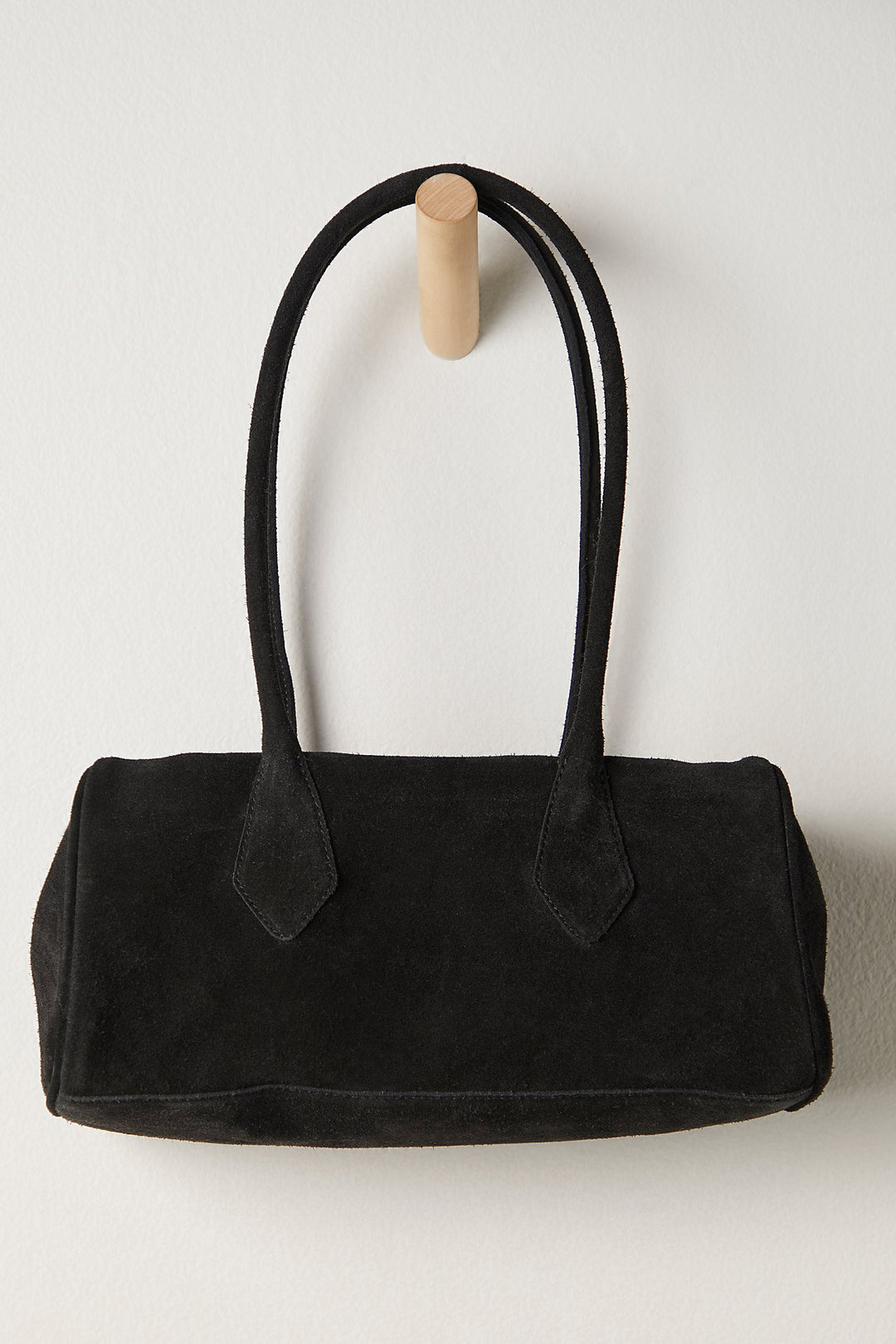 Sierra Suede Shoulder Bag / Black