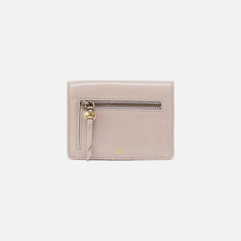 Hutton Small Wallet | Stone Gloss