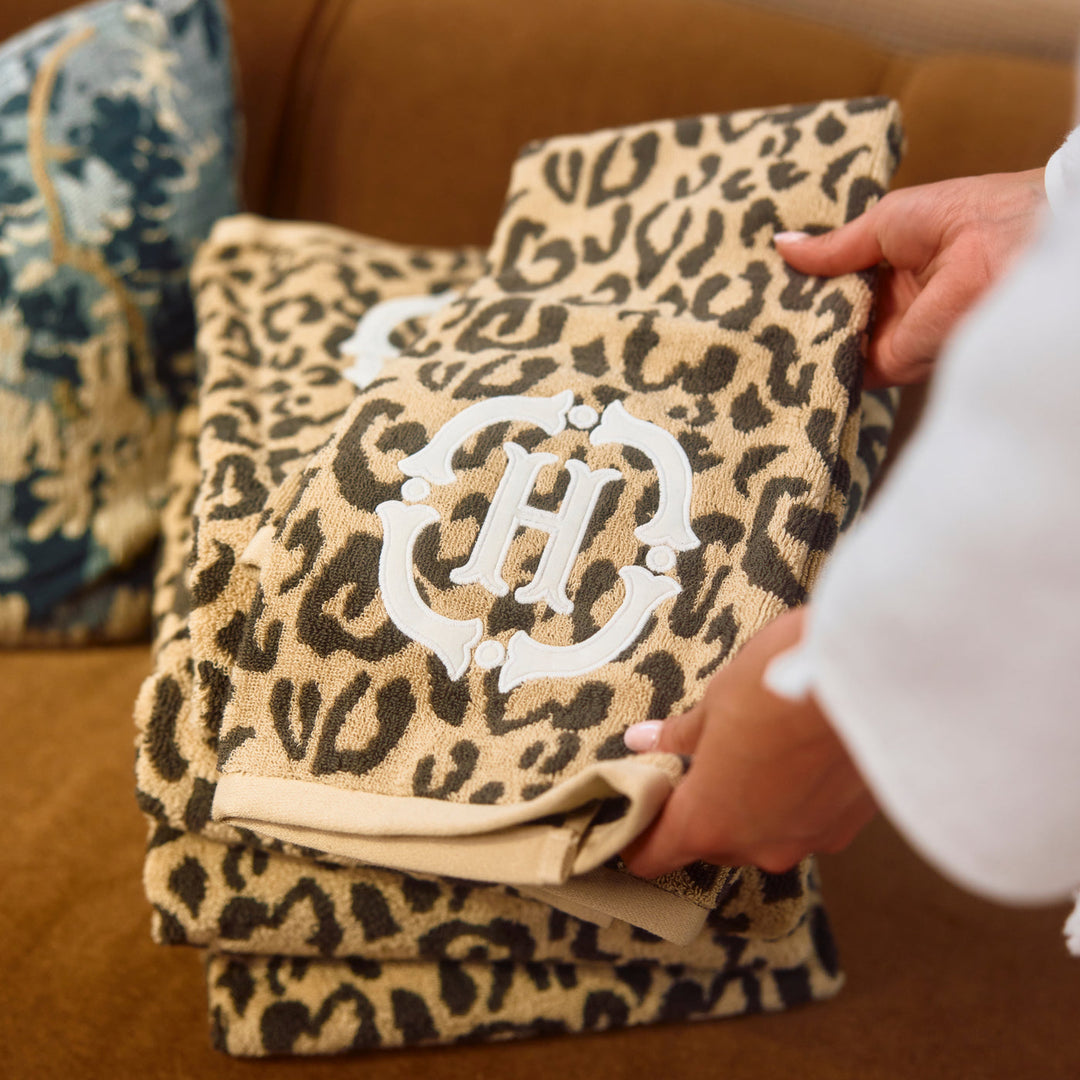 Leopard Single Hand Towel