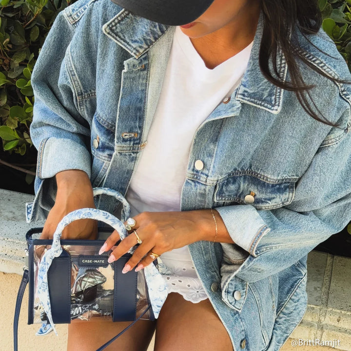 Stadium Tote with Strap | Something Navy Twilly