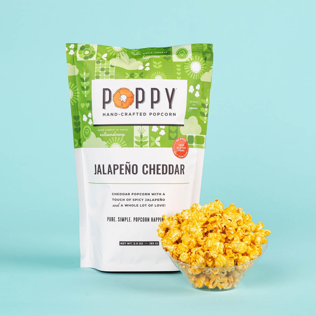 Jalapeño Cheddar Poppy Popcorn