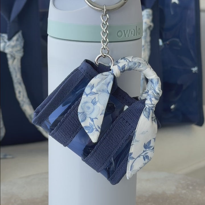 Jelly Tote Key Chain | Something Navy Twilly