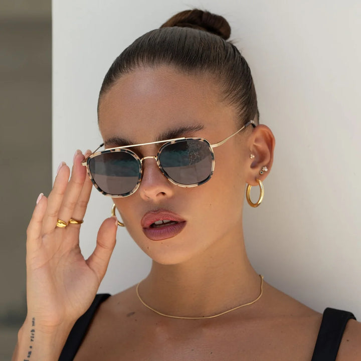 Weston Sunglasses | Milky Tortoise/Brown