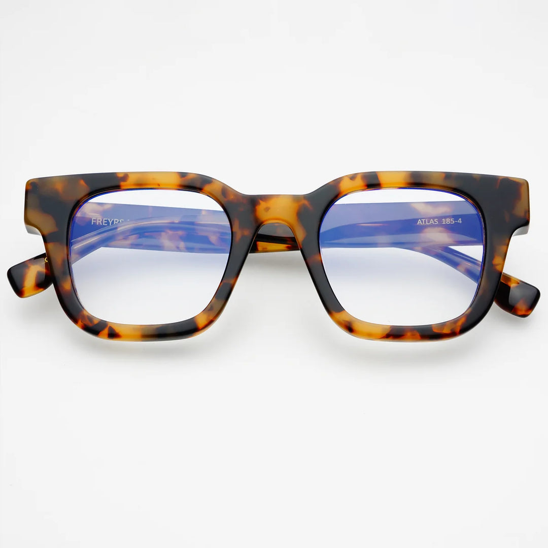 Freyrs Atlas Blue Light Glasses Tortoise