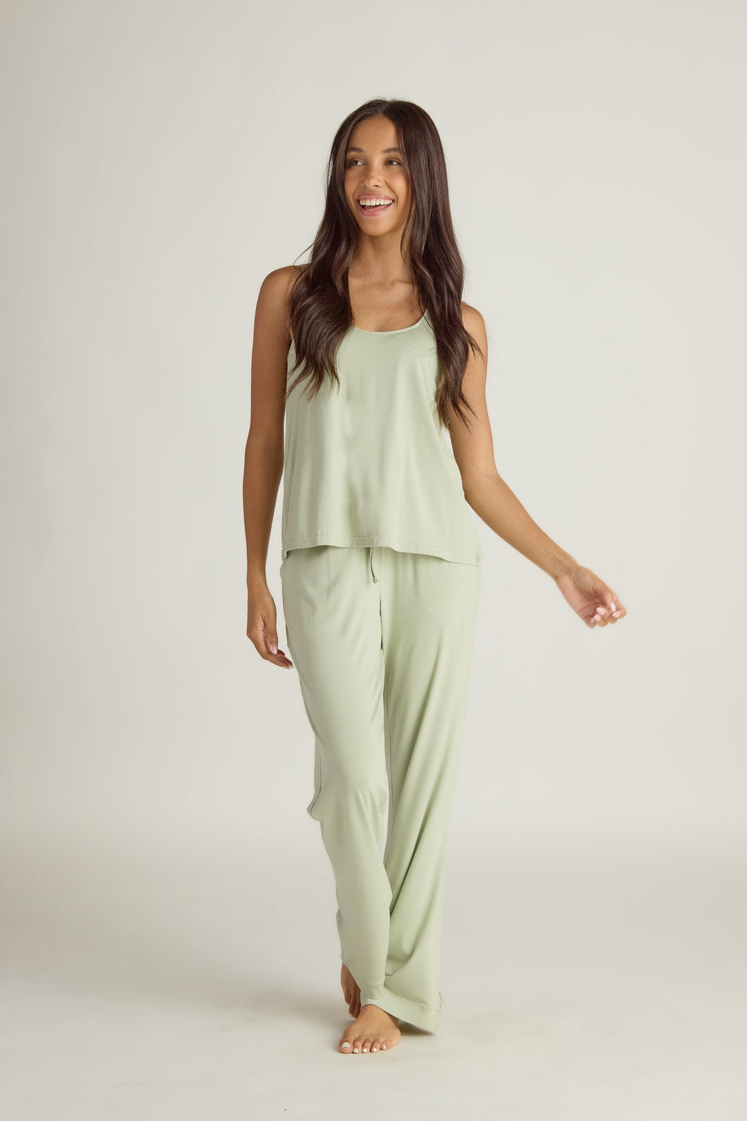 Long Lounge Pants / Sage