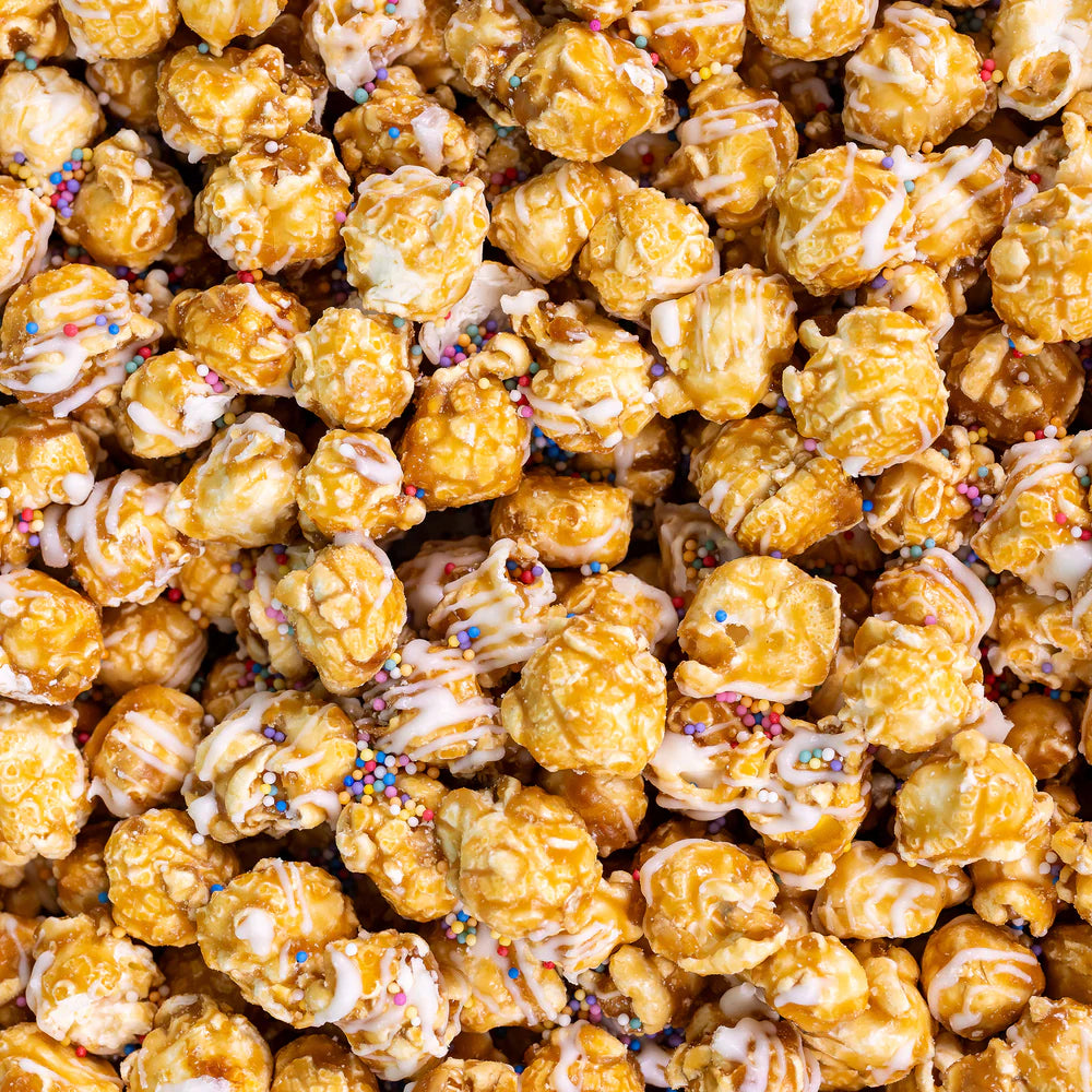 Frosted Sugar Cookie Popcorn