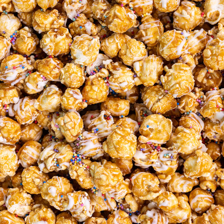 Frosted Sugar Cookie Popcorn