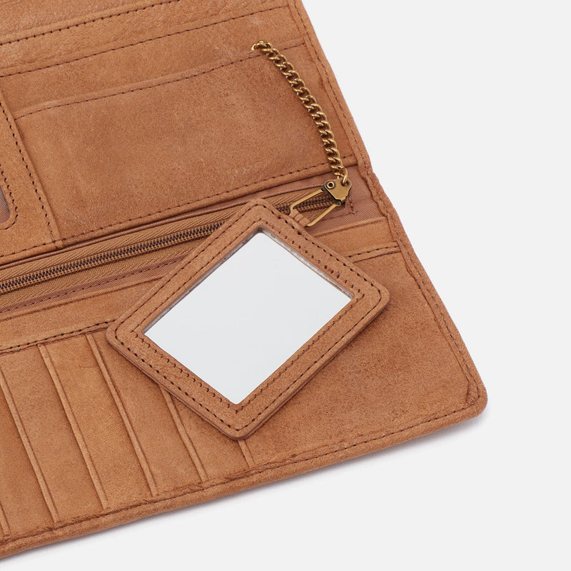 Rachel Continental Wallet | Whiskey