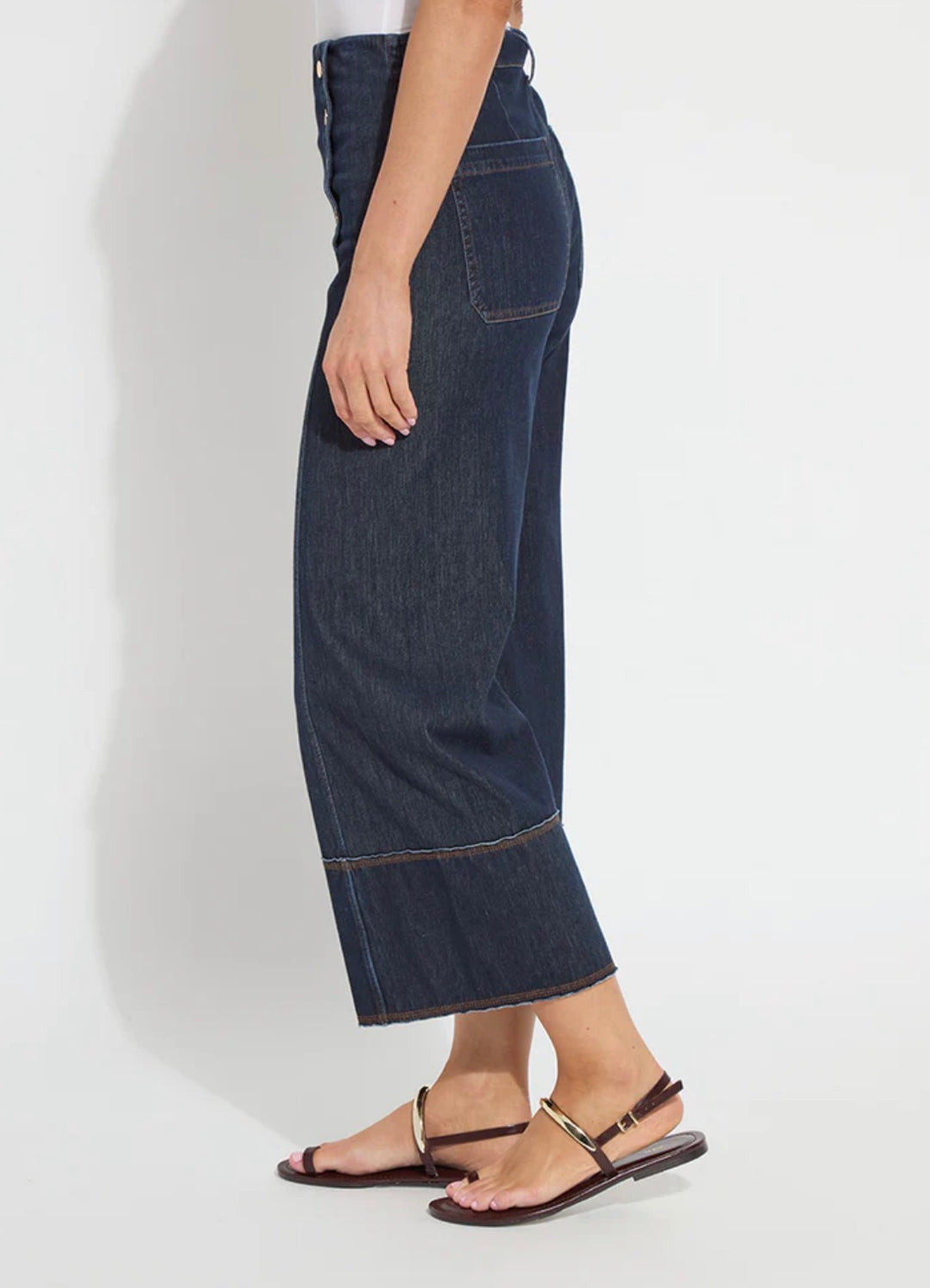 Kaia Wide Leg Denim | Indigo