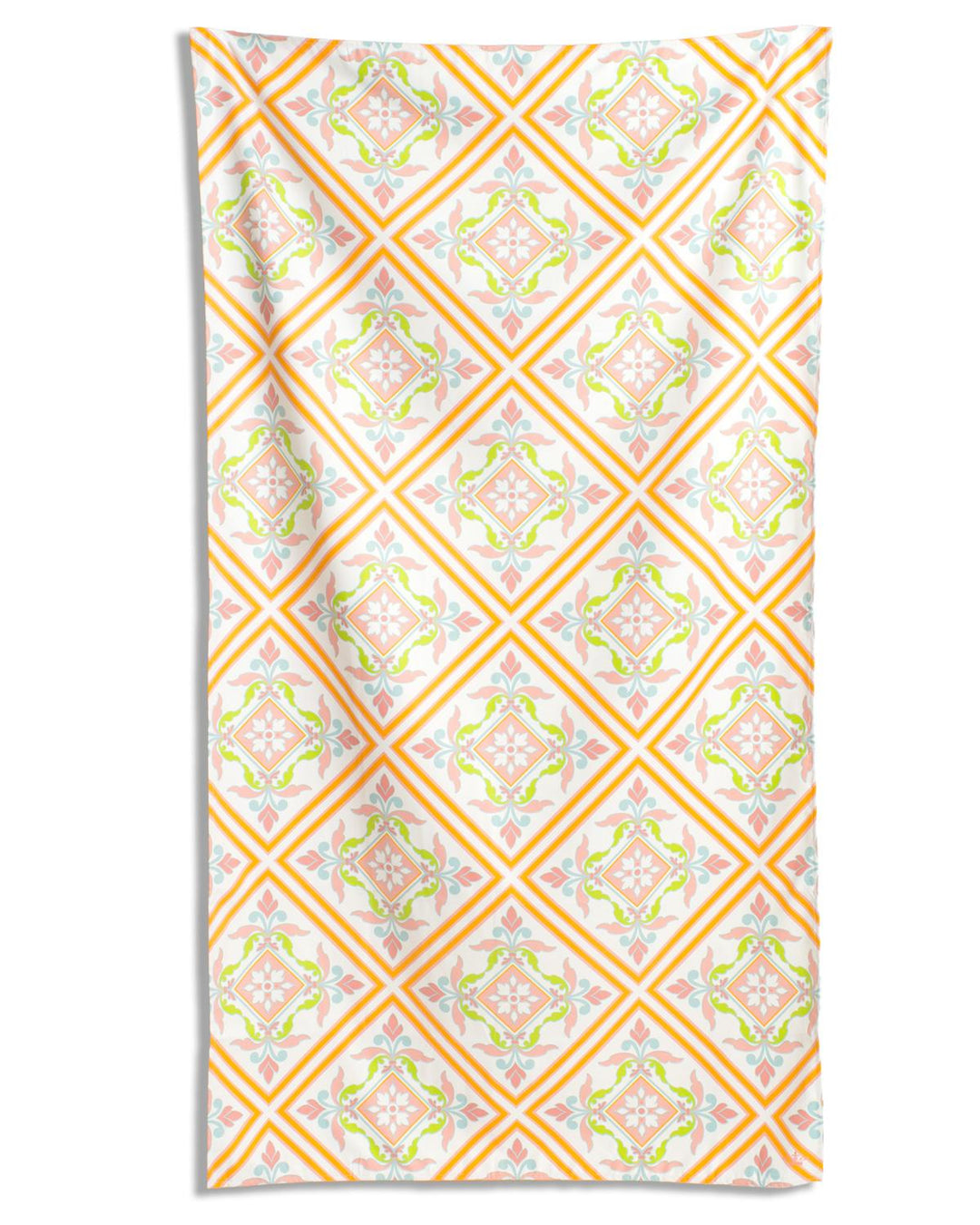 The Royal Standard Verona Giant Beach Towel | White/Multi