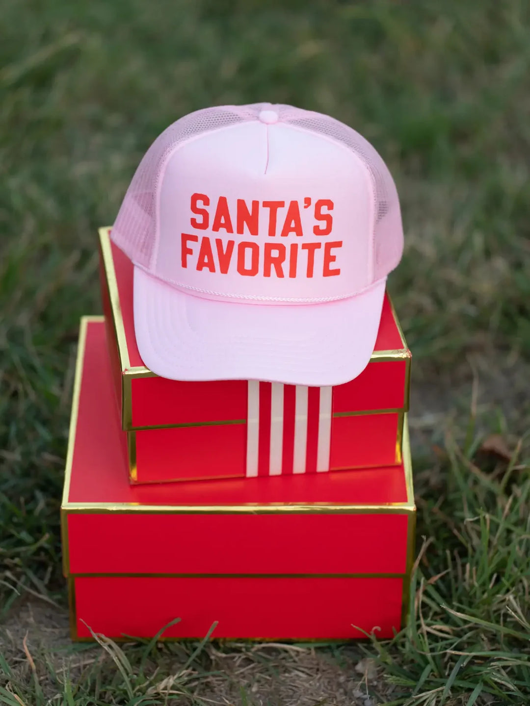 Santa’s Favorite Trucker Hat | Pink