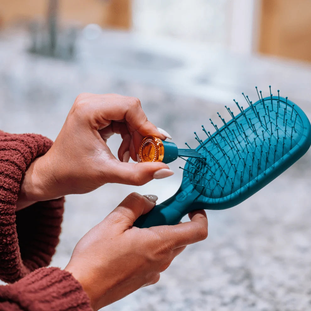 Detangler Hair Brush for Medium Hair | Teal With It