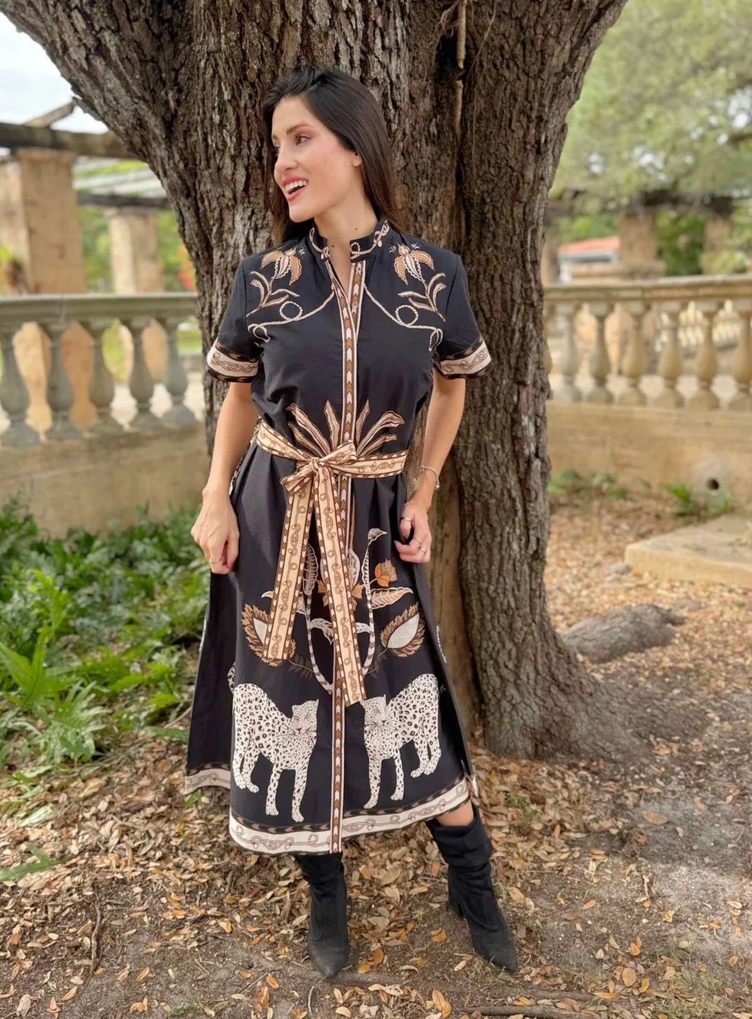 Sydney Shirtdress | Oasis Black
