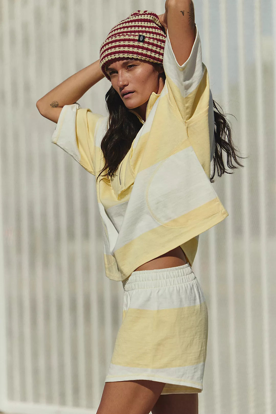 Retro Rugby Set in Sunlit Yellow Combo