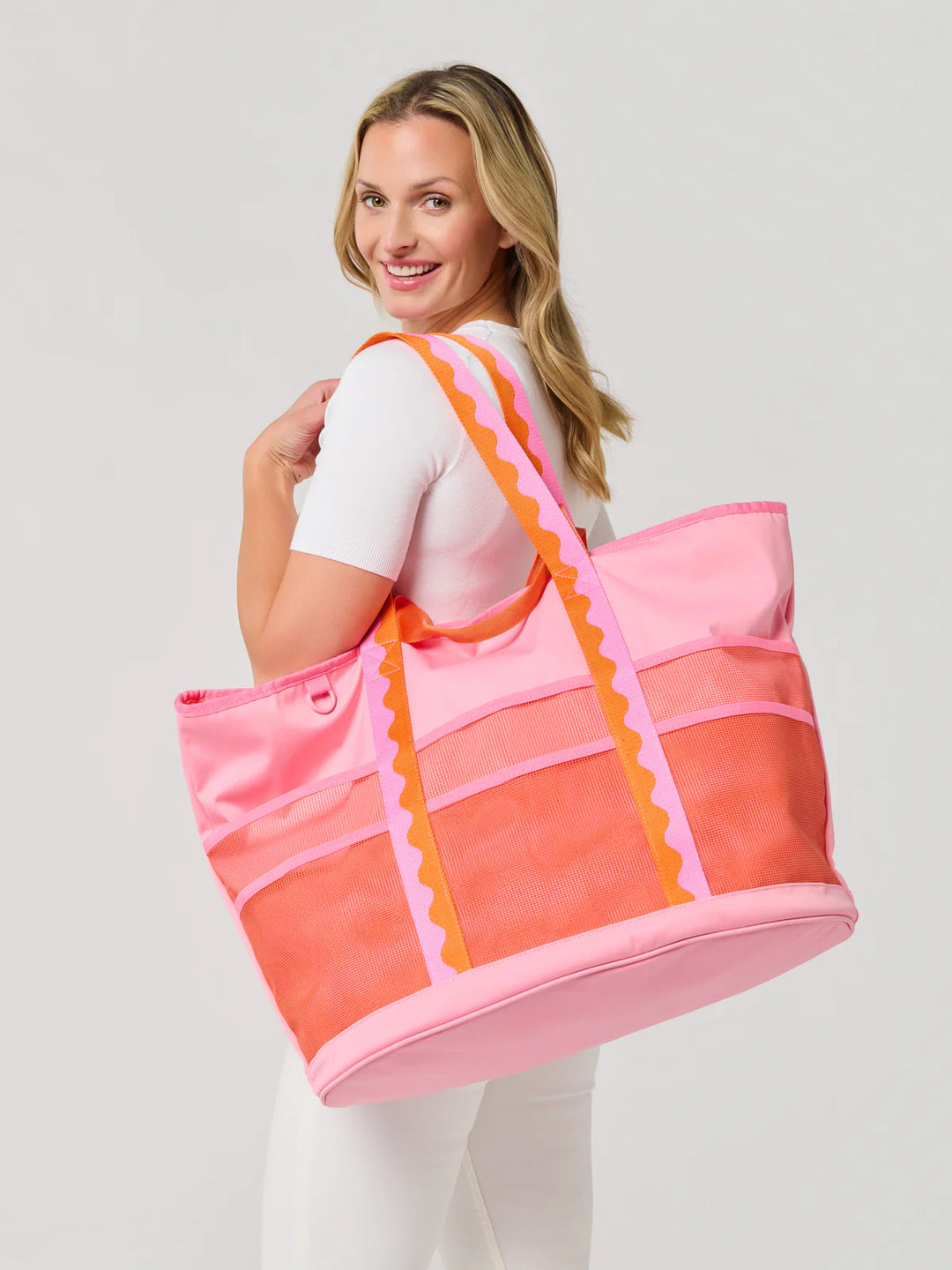 Camden Neoprene Tote, PINK