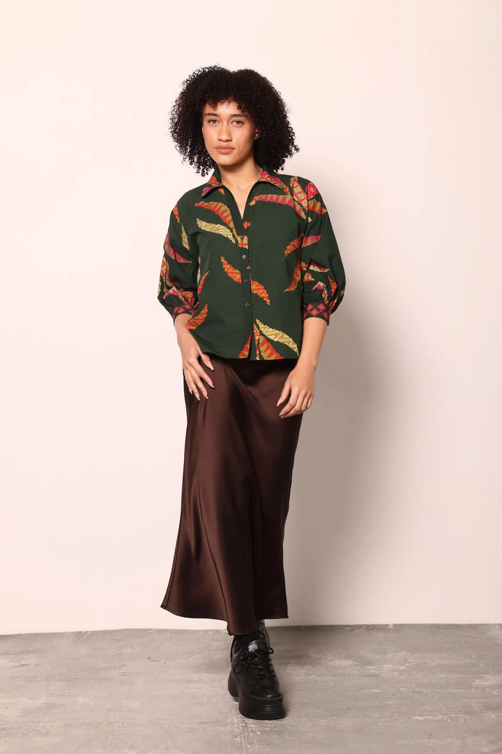 Forest Stitch Elsa Top